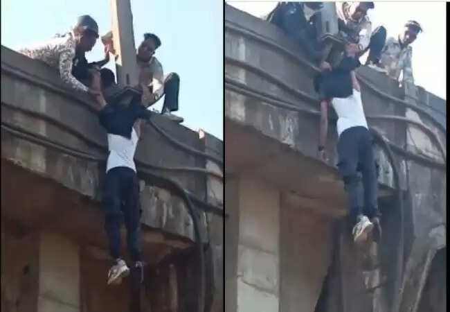 गुजरात में युवक की जान बचाने वाला चमत्कार: नंदेसरी ब्रिज पर हुआ अद्भुत हादसा