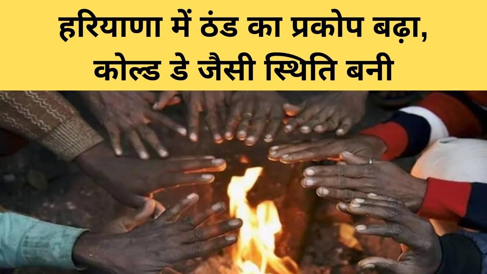 हरियाणा में कड़ाके की ठंड का असर, मौसम विभाग ने जारी किया अलर्ट