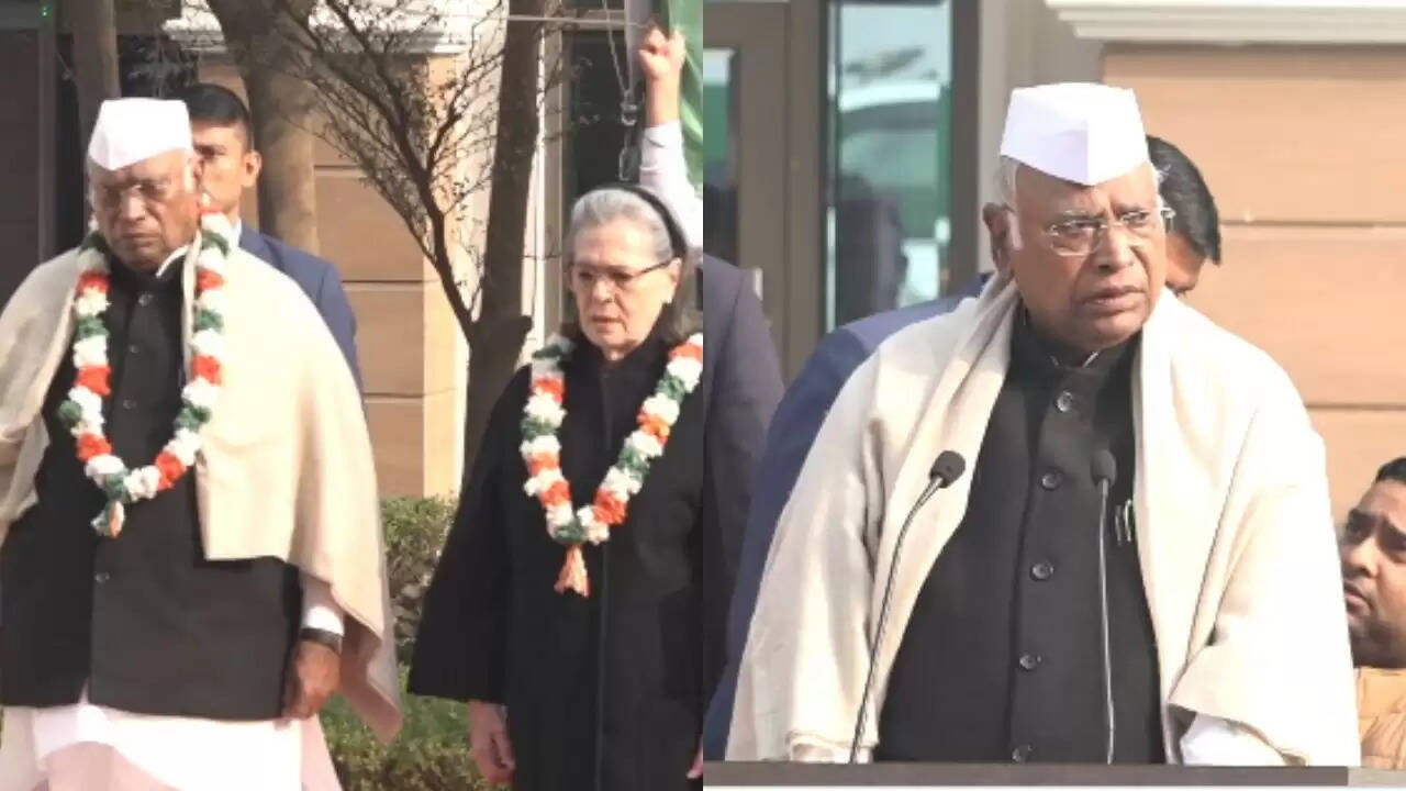 कांग्रेस पार्टी ने 140वां स्थापना दिवस मनाया, खड़गे ने मोदी सरकार पर किया हमला