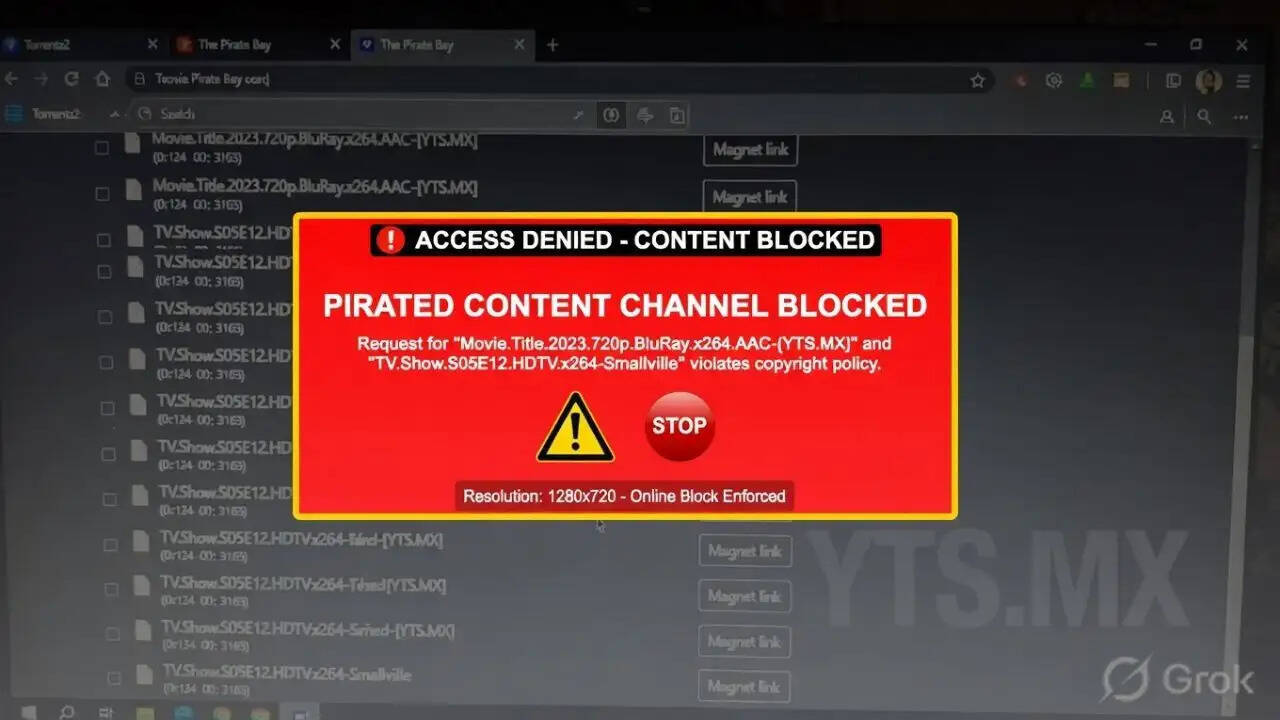 भारत सरकार की पायरेसी के खिलाफ सख्त कार्रवाई: 3100 टेलीग्राम चैनल और 800 वेबसाइटें बंद