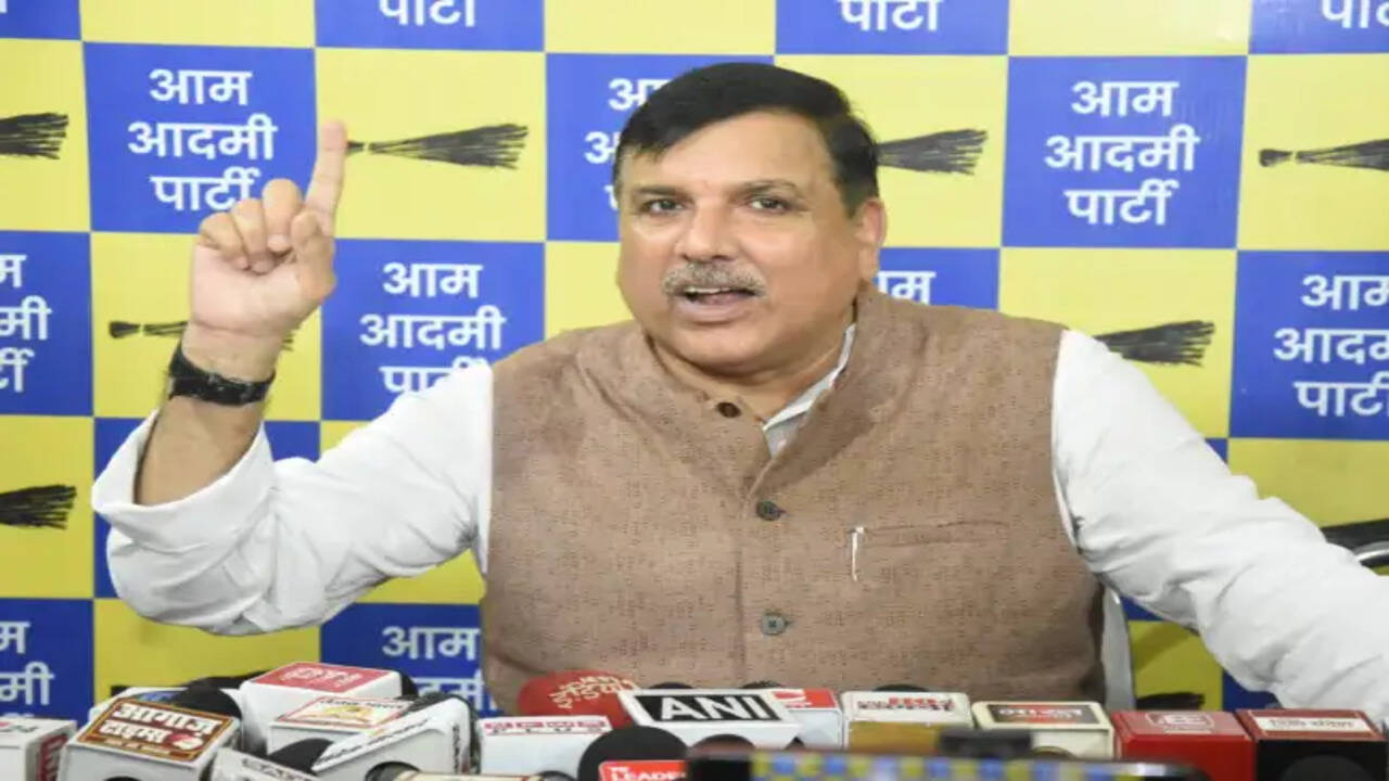 संजय सिंह ने राम मंदिर ट्रस्ट घोटाले का किया बड़ा खुलासा