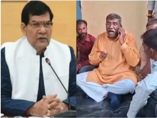 सीतापुर में मंत्री को खुद ट्रांसफार्मर उतारना पड़ा, ऊर्जा विभाग में हड़कंप