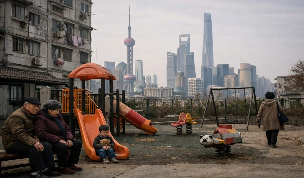 चीन की जनसंख्या में गिरावट: जन्म दर 76 वर्षों में सबसे कम