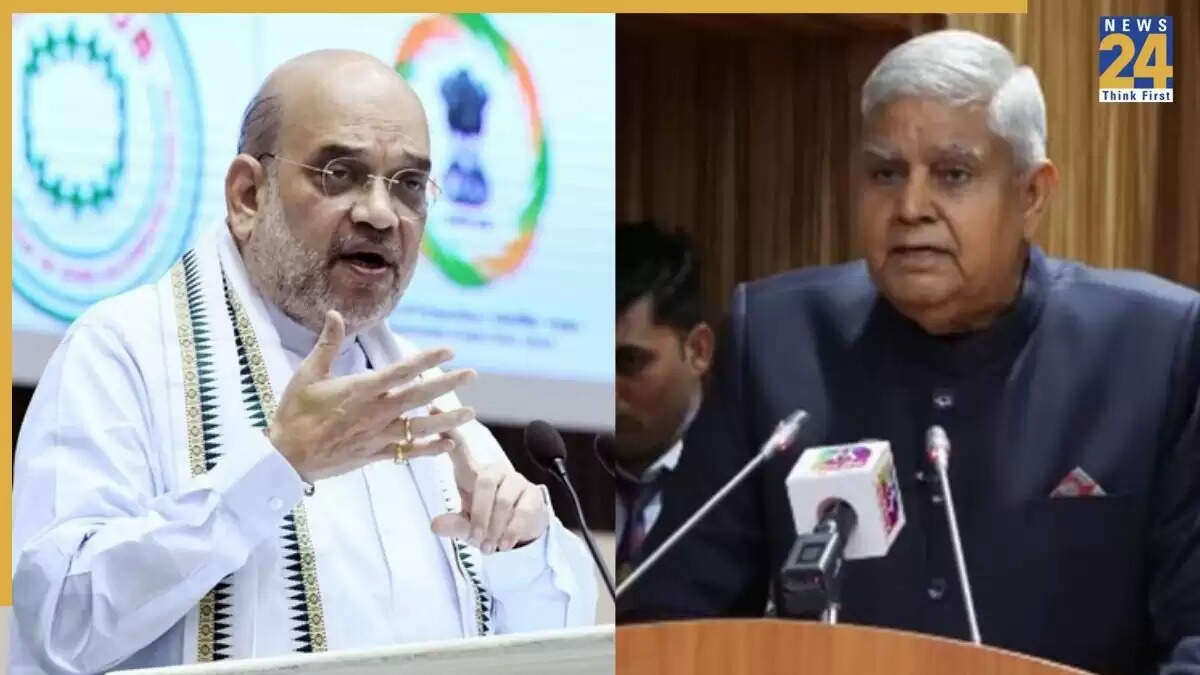 अमित शाह का विपक्ष पर हमला और जगदीप धनखड़ के इस्तीफे पर प्रतिक्रिया