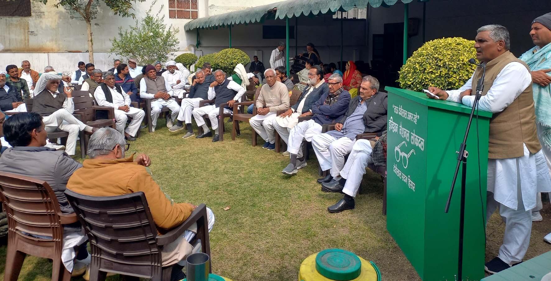 हिसार: किसान आज भी कर रहे इनेलो के शासन को याद : फूल सिंह मंजूरा