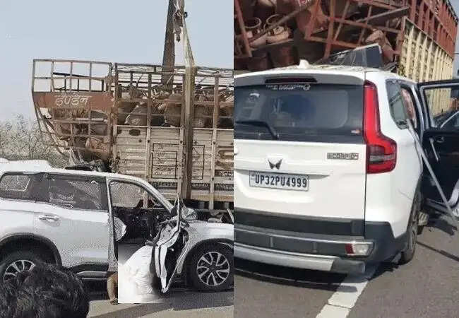 बुंदेलखंड एक्सप्रेसवे पर भीषण सड़क हादसा, चार की मौत