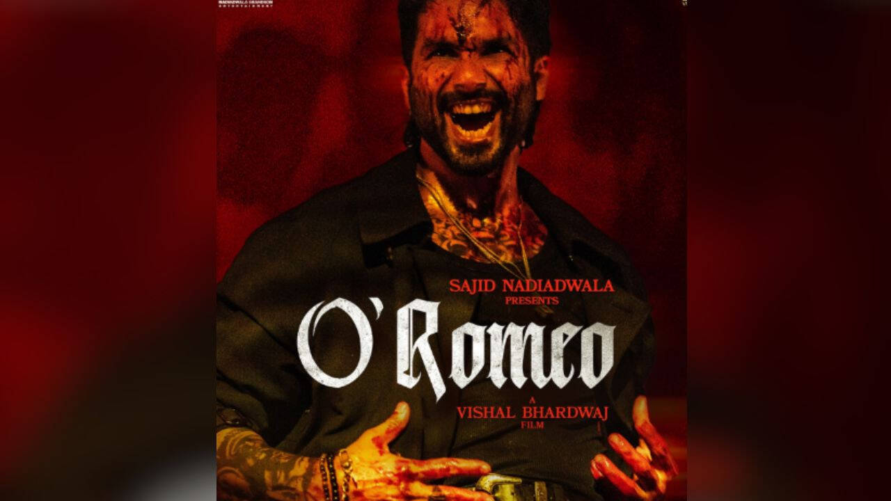 शाहिद कपूर की नई फिल्म 'ओ रोमियो' का पहला लुक जारी