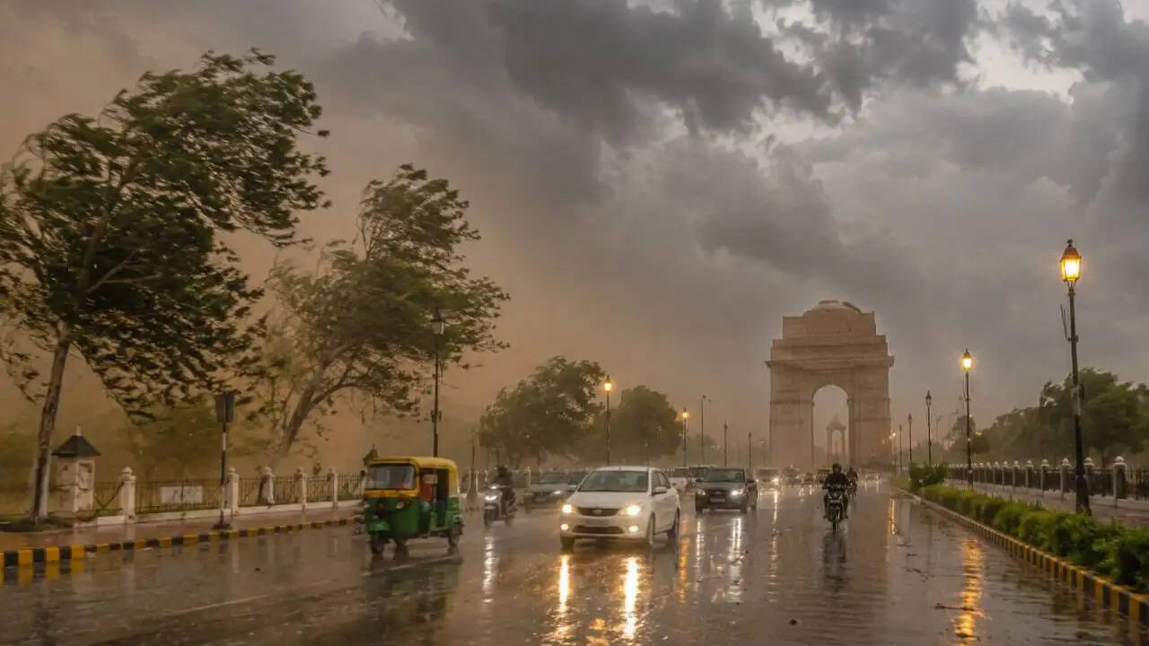 दिल्ली में मौसम ने बदला मिजाज: बारिश और आंधी से मिली राहत