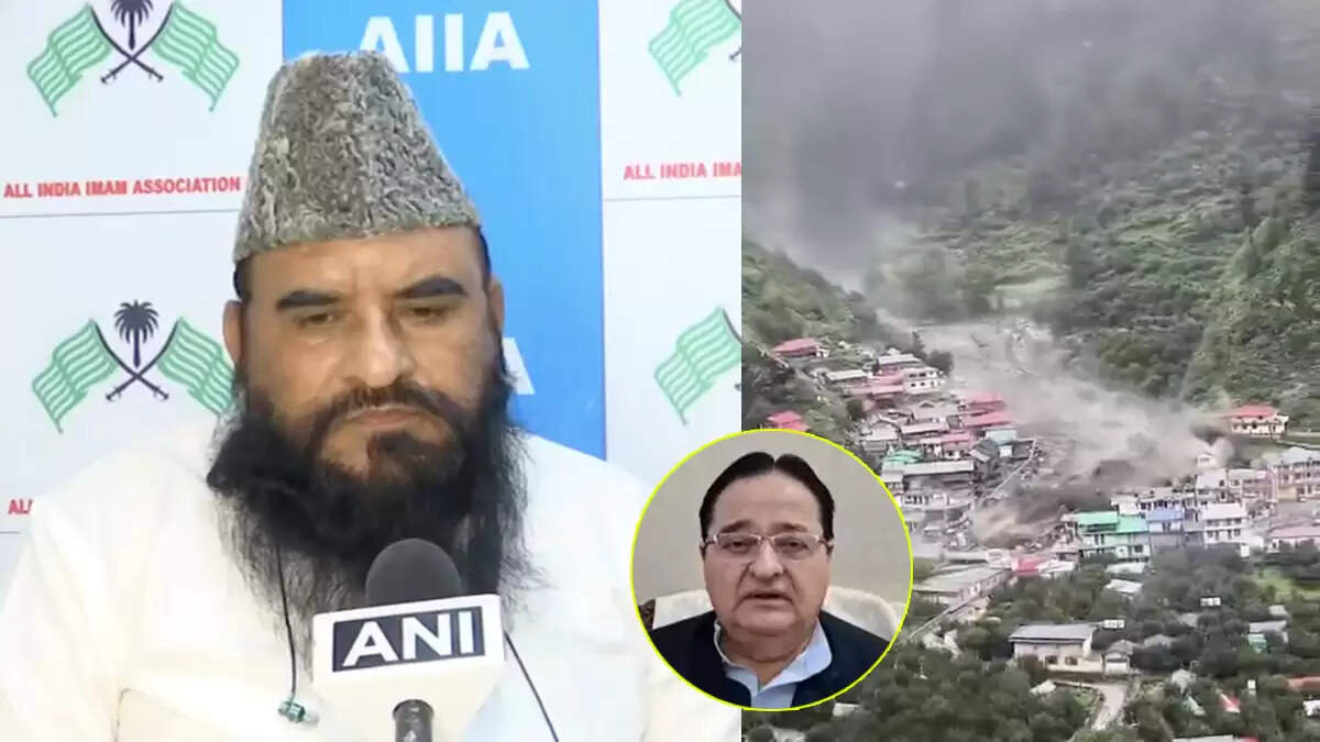 उत्तरकाशी आपदा पर मौलाना रशीदी का बयान: राजनीति से दूर रहना चाहिए