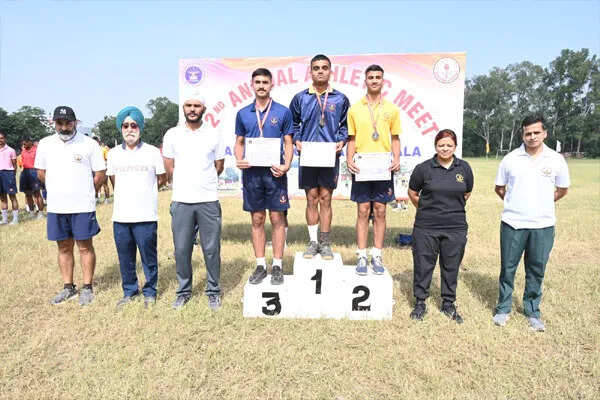 सैनिक स्कूल कपूरथला में खेलकूद का रोमांचक दूसरा दिन