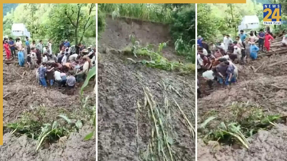 जम्मू-कश्मीर में लैंडस्लाइड से 7 लोगों की मौत, कई घर बह गए
