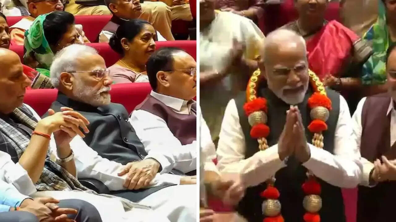 प्रधानमंत्री मोदी के नेतृत्व में ऑपरेशन सिंदूर और महादेव की सफलता पर NDA सांसदों की प्रशंसा