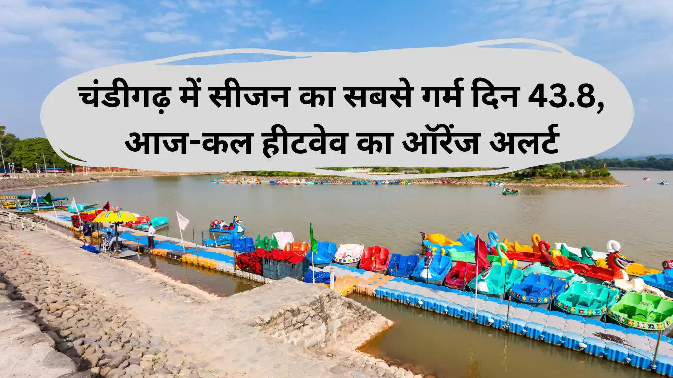 चंडीगढ़ में गर्मी का कहर: 43.8 डिग्री तक पहुंचा तापमान, हीटवेव का अलर्ट