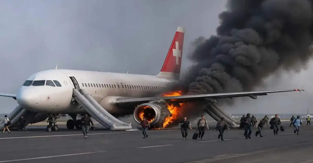 दिल्ली एयरपोर्ट पर स्विस फ्लाइट में इंजन खराबी, बड़ा हादसा टला