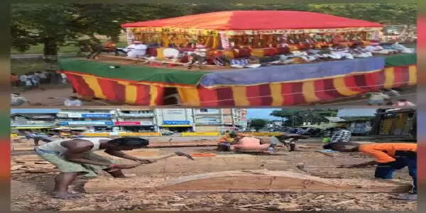 छत्तीसगढ़ के बस्तर दशहरा का मुख्य आकर्षण होता है दुमंजिला रथ, इसके निर्माण करने वालाें काे मिलती है सजा