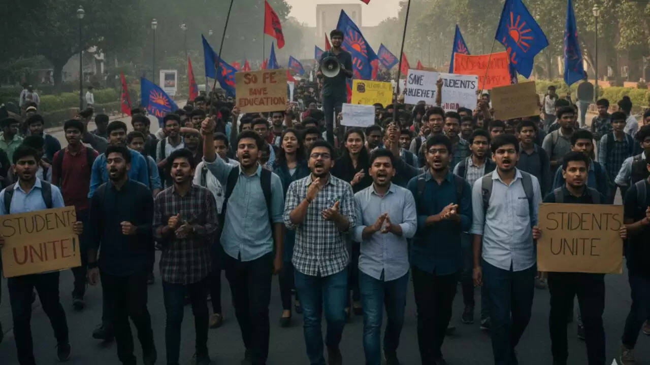 जेएनयू में छात्र प्रदर्शन: पुलिस ने 28 छात्रों को हिरासत में लिया