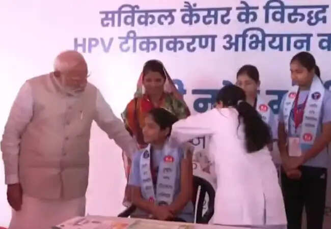 पीएम मोदी ने अजमेर में मुफ्त HPV वैक्सीनेशन अभियान की शुरुआत की