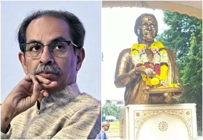 शिवाजी पार्क में मीनाताई ठाकरे की प्रतिमा पर रंग फेंका गया