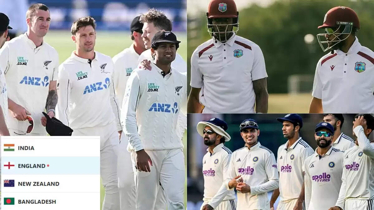 WTC पॉइंट्स टेबल में बदलाव: वेस्टइंडीज ने ड्रॉ किया मैच, टीम इंडिया की स्थिति