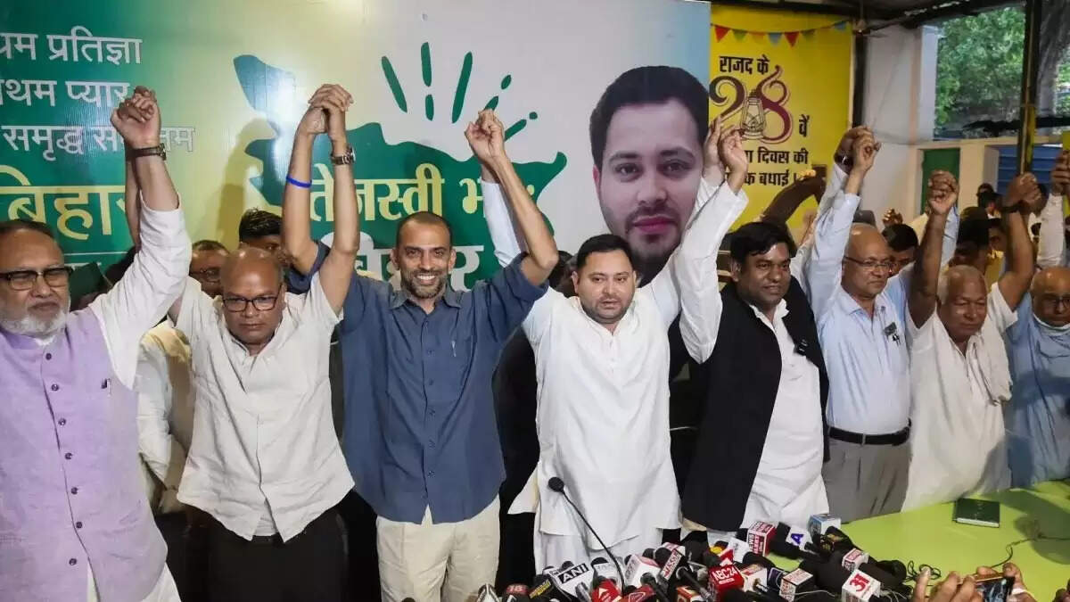 महागठबंधन ने बिहार के विकास और सुरक्षा मुद्दों पर उठाए सवाल
