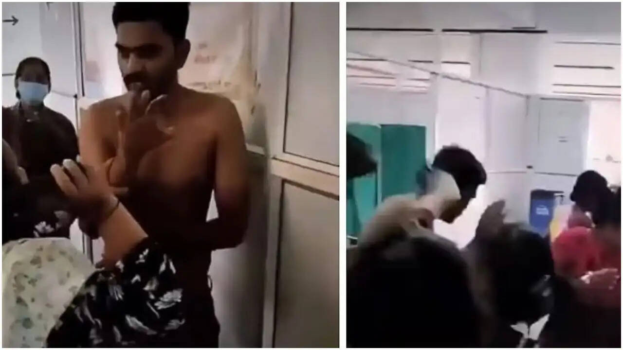 मुंबई अस्पताल में युवक की पिटाई का वीडियो वायरल, सुरक्षा पर उठे सवाल