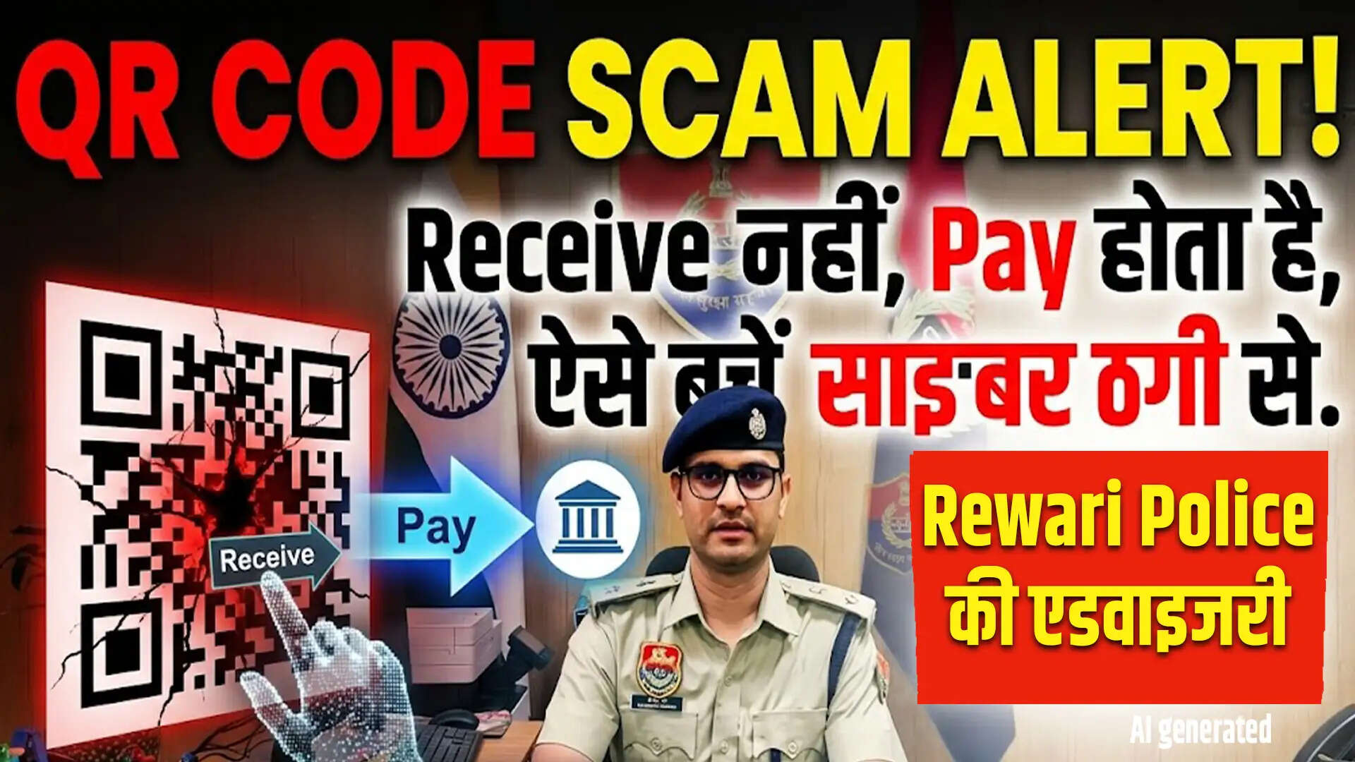 QR कोड धोखाधड़ी से बचने के लिए पुलिस की सलाह