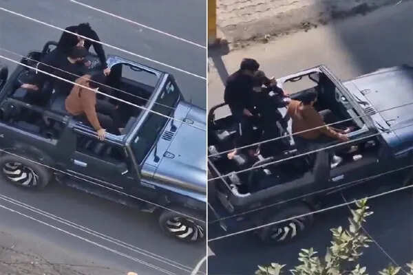 फरीदाबाद में खतरनाक स्टंट: युवकों का वीडियो वायरल, पुलिस ने किया चालान