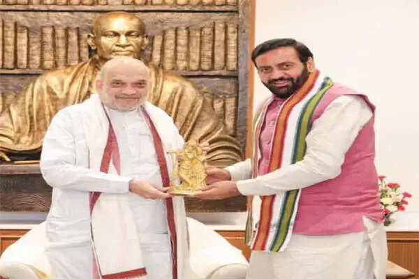 हरियाणा के मुख्यमंत्री नायब सैनी की अमित शाह से महत्वपूर्ण मुलाकात