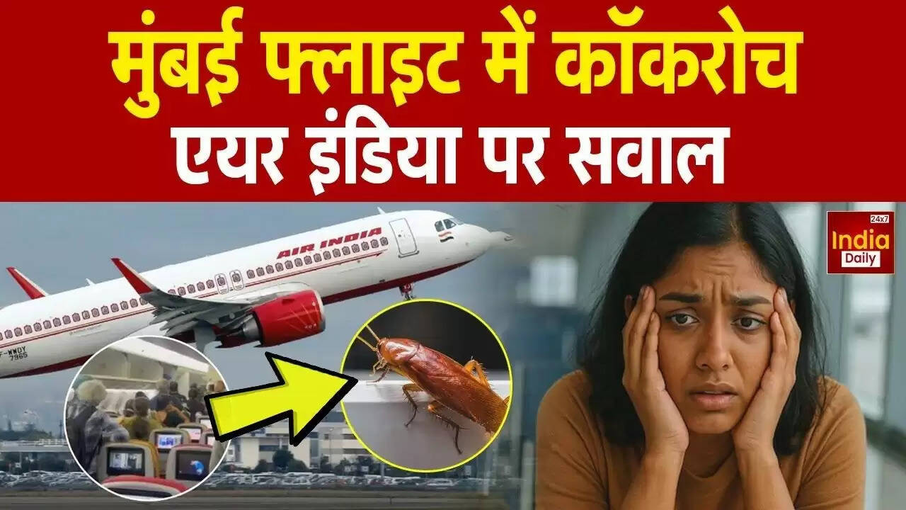 Air India की फ्लाइट में कॉकरोच की घटना: यात्रियों की सुरक्षा पर सवाल