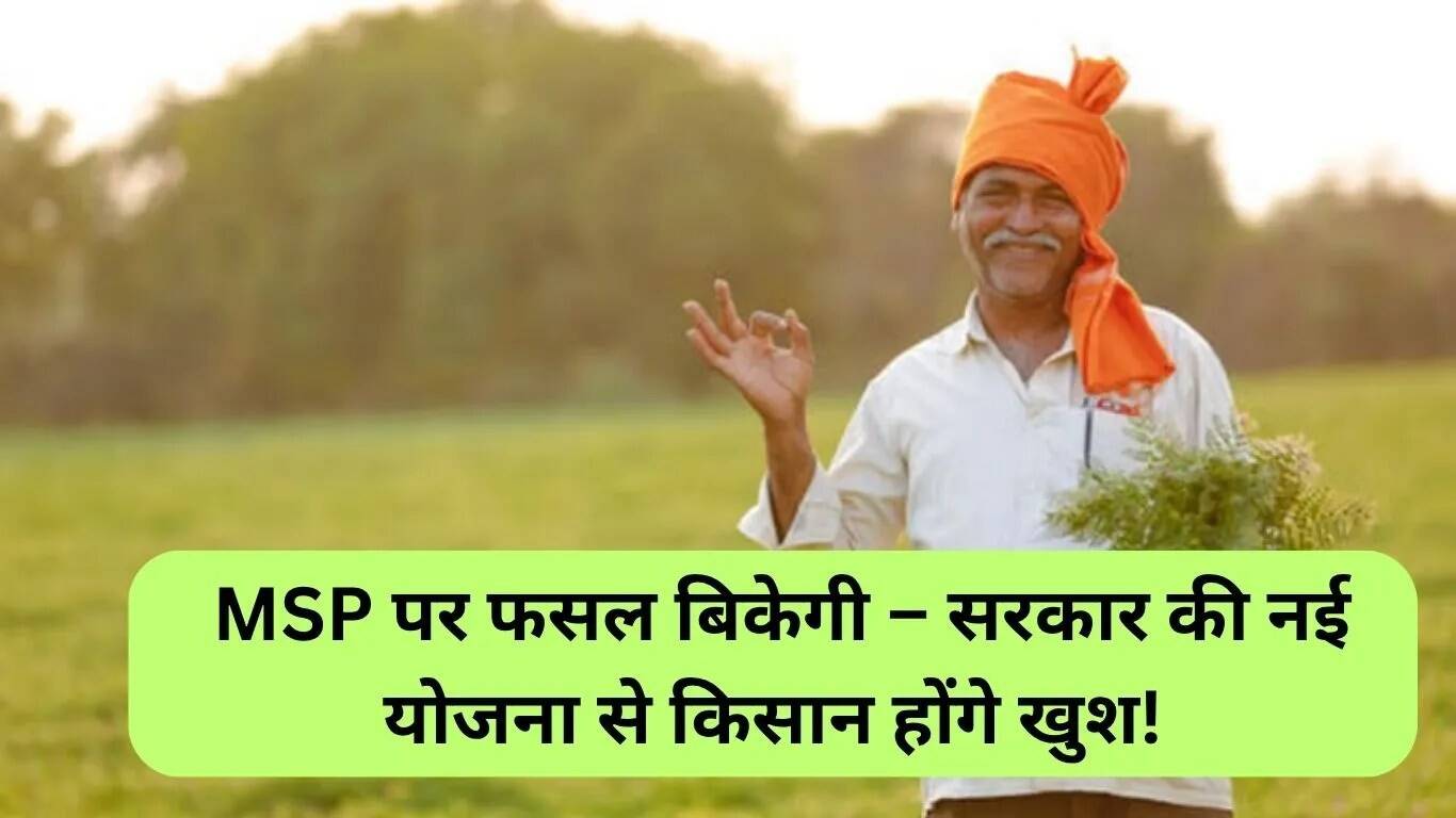 किसानों के लिए नई MSP योजना: फसलों की बिक्री होगी समर्थन मूल्य पर