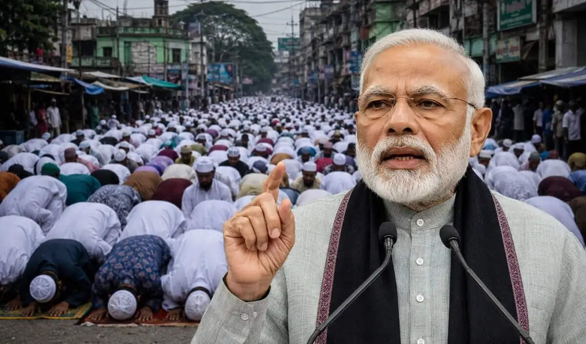 बांग्लादेश में कट्टरपंथियों का भारत विरोधी प्रदर्शन