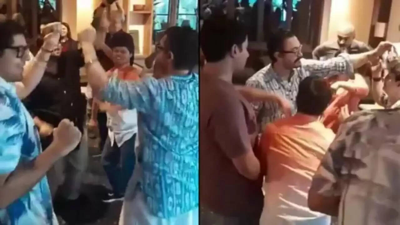 आमिर खान की नई फिल्म 'सितारे ज़मीन पर' की सफलता पर शानदार पार्टी, देखें डांस का वीडियो!