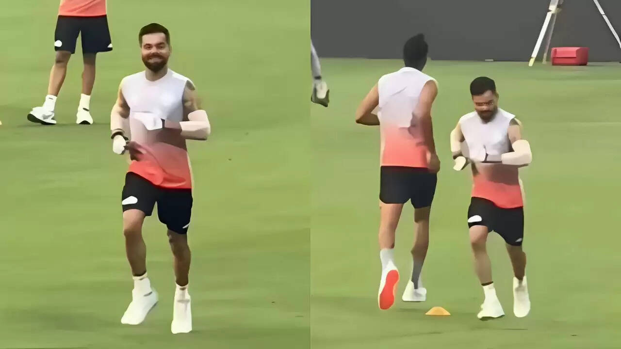 विराट कोहली की मस्ती से भरी प्रैक्टिस, टीम इंडिया का माहौल सकारात्मक