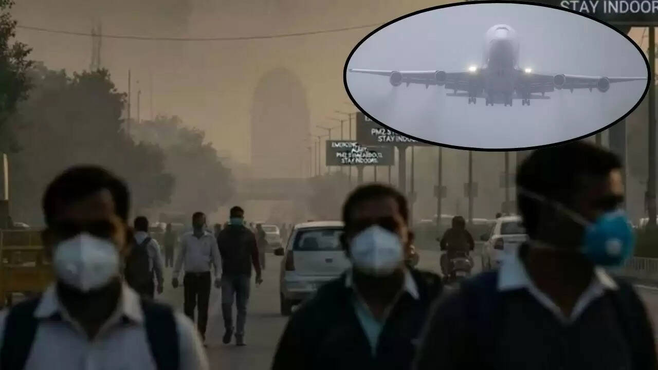 दिल्ली में प्रदूषण का स्तर गंभीर, हवाई और रेल यातायात प्रभावित