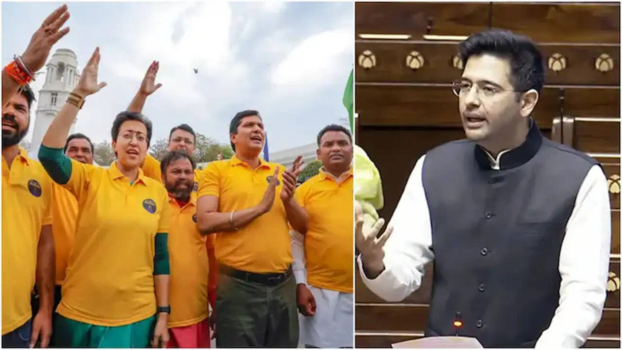 आम आदमी पार्टी में राघव चड्ढा का विवाद: भाजपा का समर्थन