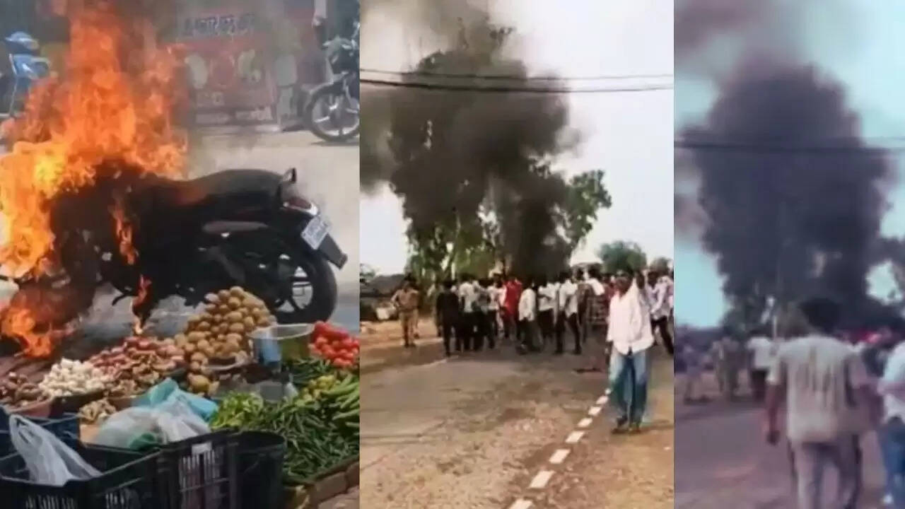 हरियाणा के नूंह में मामूली विवाद से भड़की हिंसा, पुलिस ने स्थिति को संभाला