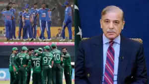 भारत-पाक मैच पर विवाद: पीएम शहबाज़ शरीफ़ का बयान