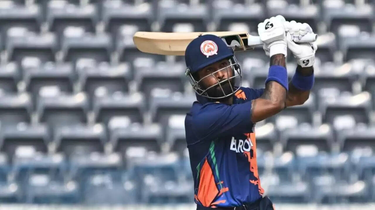 हार्दिक पांड्या का विजय हजारे ट्रॉफी में धमाल, 68 गेंदों में शतक