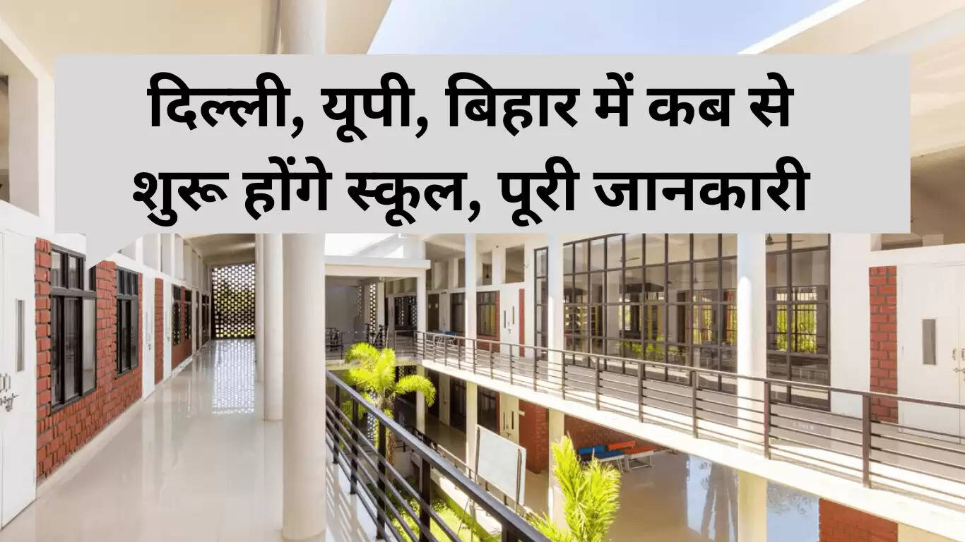 2025 में स्कूलों का पुनः उद्घाटन: दिल्ली, यूपी, बिहार और मध्य प्रदेश में तारीखें