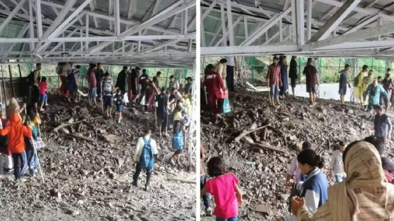 जम्मू-कश्मीर में माता वैष्णो देवी मंदिर के मार्ग पर भूस्खलन, तीर्थयात्रा जारी