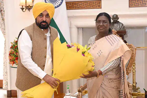 पंजाब के मुख्यमंत्री भगवंत मान ने राष्ट्रपति मुर्मु से की मुलाकात, लोकतंत्र की रक्षा का किया आह्वान