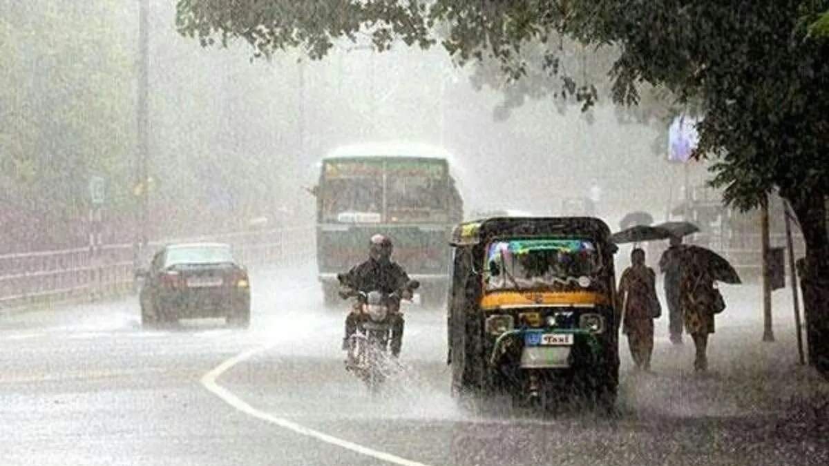 उत्तर-पश्चिम भारत में मौसम का पूर्वानुमान: भारी बारिश और ओलावृष्टि की चेतावनी