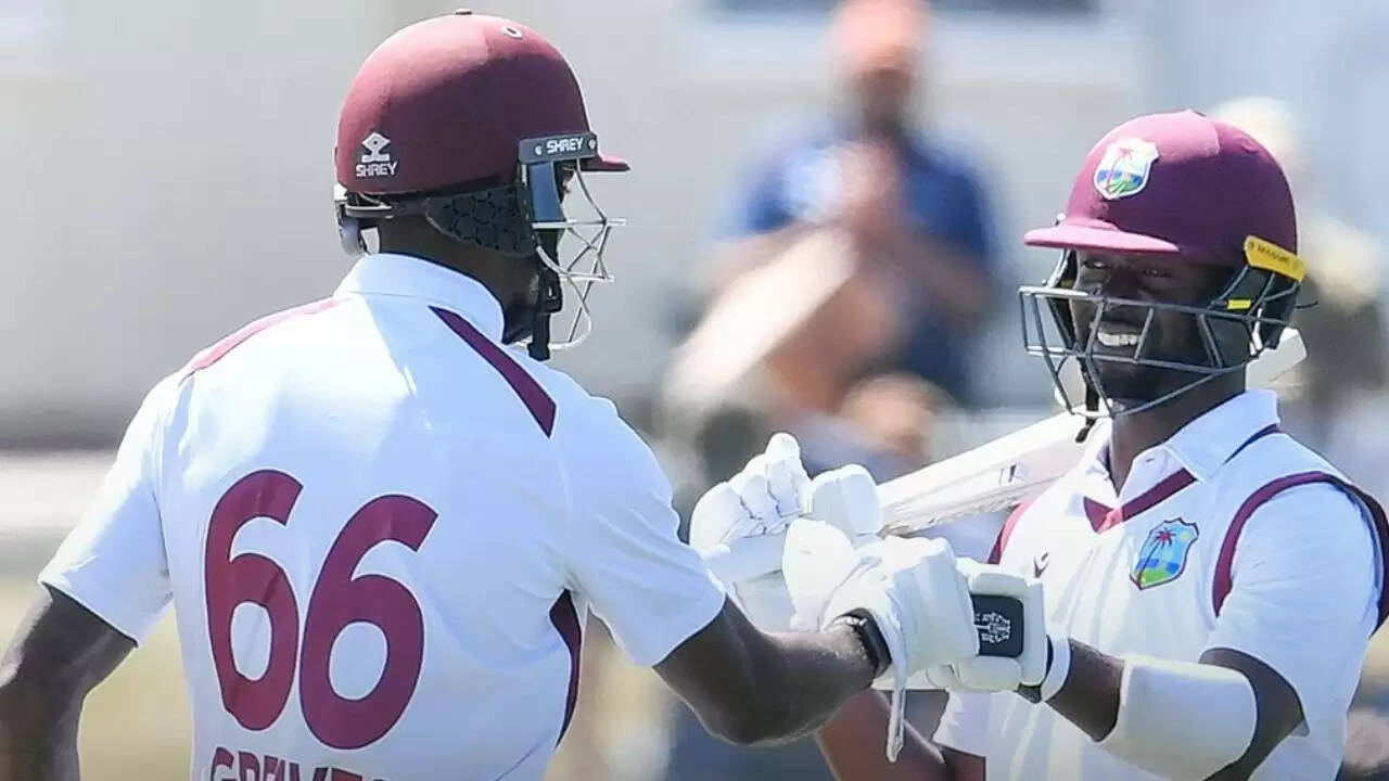 न्यूजीलैंड और वेस्टइंडीज के बीच पहला टेस्ट मैच ड्रॉ, जस्टिन ग्रीव्स का ऐतिहासिक दोहरा शतक