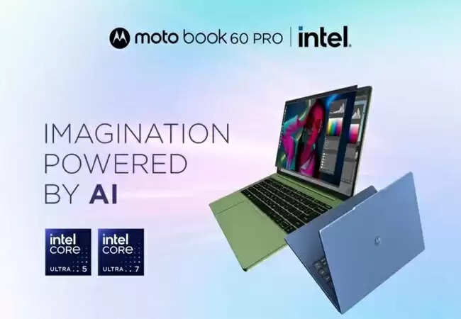 मोटोरोला का नया लैपटॉप Moto Book 60 Pro भारत में होगा लॉन्च