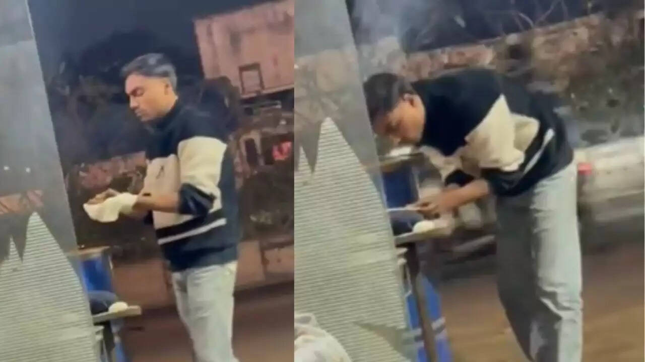 गाजियाबाद में रेस्टोरेंट कर्मचारी का थूककर रोटी बनाने का वीडियो वायरल