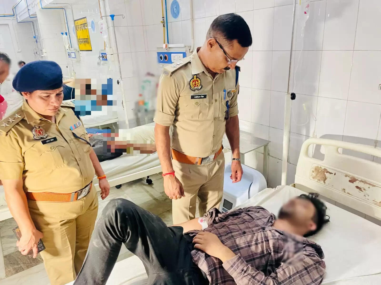 मुरादाबाद में महिला के साथ छेड़छाड़ करने वाले युवक की पुलिस मुठभेड़ में गिरफ्तारी