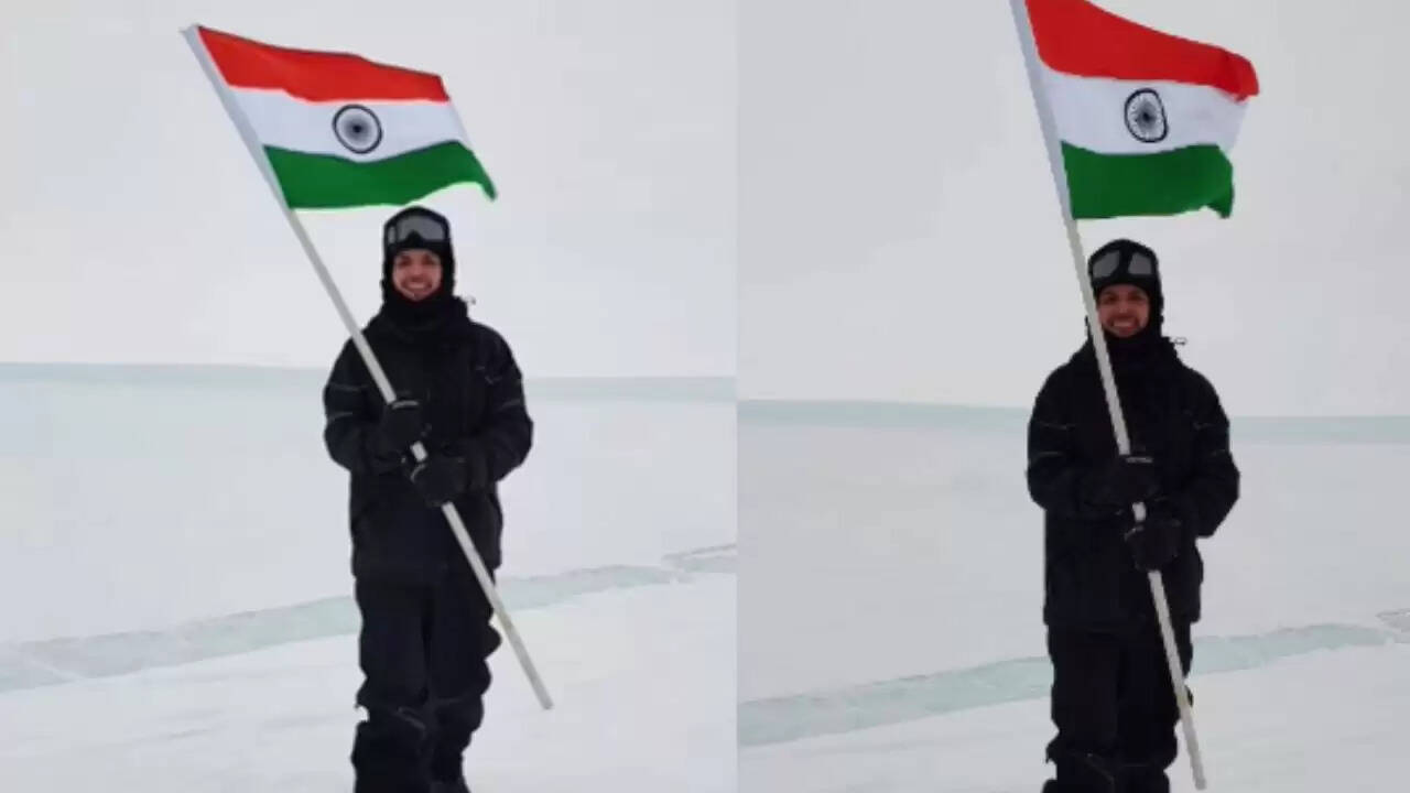 अंटार्कटिका में भारतीय तिरंगा लहराने की प्रेरणादायक घटना
