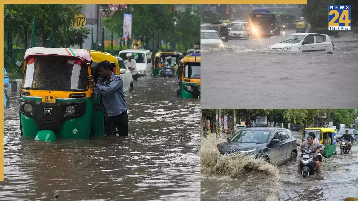दिल्ली में भारी बारिश का रेड अलर्ट, उत्तराखंड और हिमाचल में भी चेतावनी