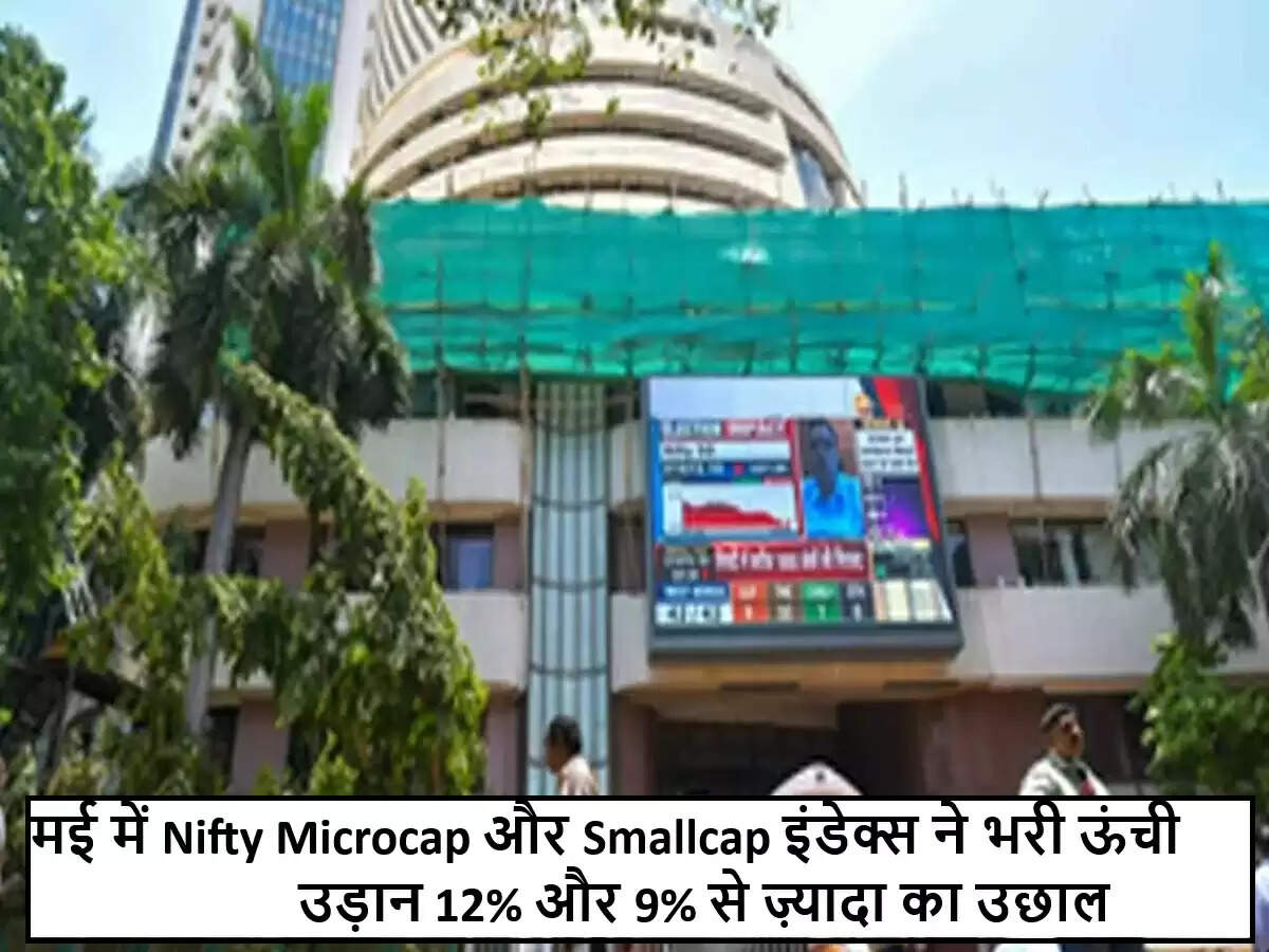 मई में छोटे और सूक्ष्म कंपनियों के शेयरों में जोरदार वृद्धि