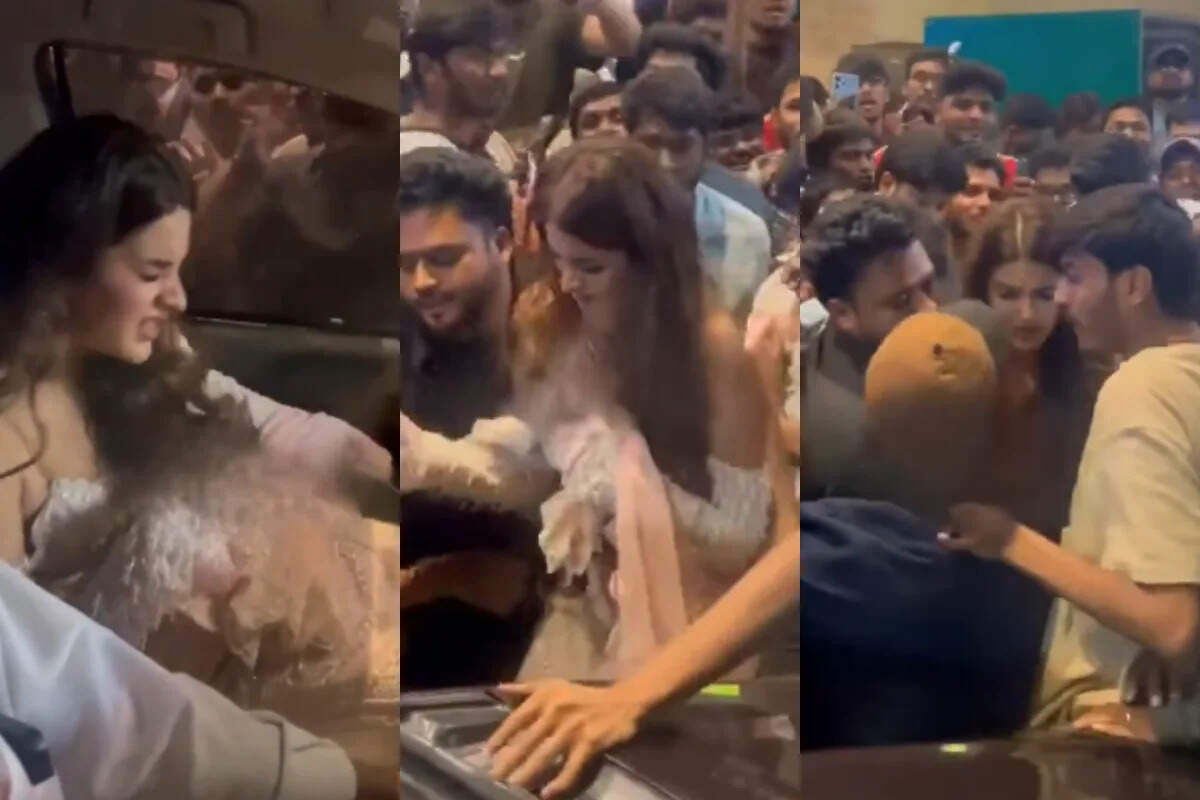 निधि अग्रवाल की सुरक्षा पर सवाल: हैदराबाद इवेंट में बेकाबू भीड़ ने बढ़ाई चिंता